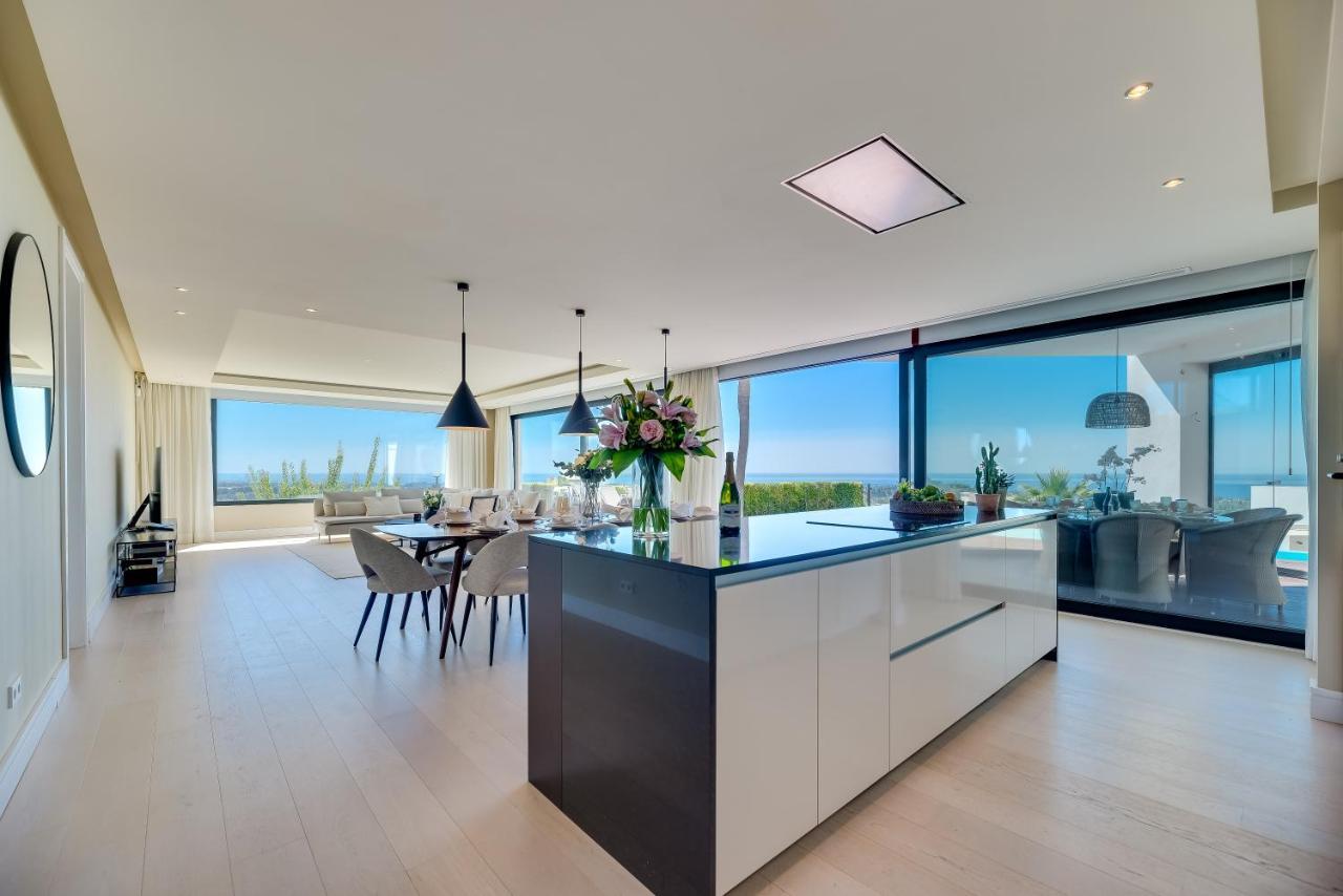 Vacation Marbella I Villa Paraiso The View, Infinity Heated Pool, Sea View, 24-7 Security, Golf Courses Естепона Екстер'єр фото